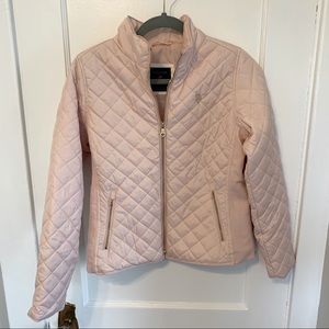 Ralph Lauren Pink Quilted Coat